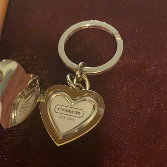 Coach Heart Keychain Locket and Pen Set - Picture 3 of 5